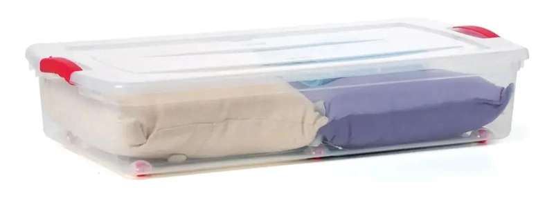 SET DE 3 CAJAS ORGANIZADORAS DE 36 LITROS PARA DEBAJO DE LA CAMA - 3