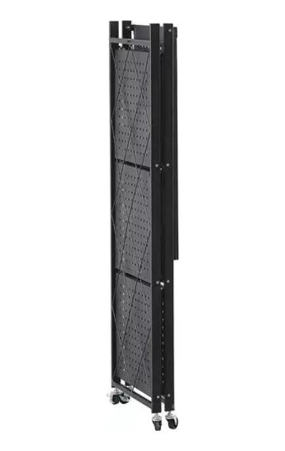 ESTANTE MOVIL ORGANIZADOR MULTIUSO DE 4 NIVELES COLOR NEGRO - 3
