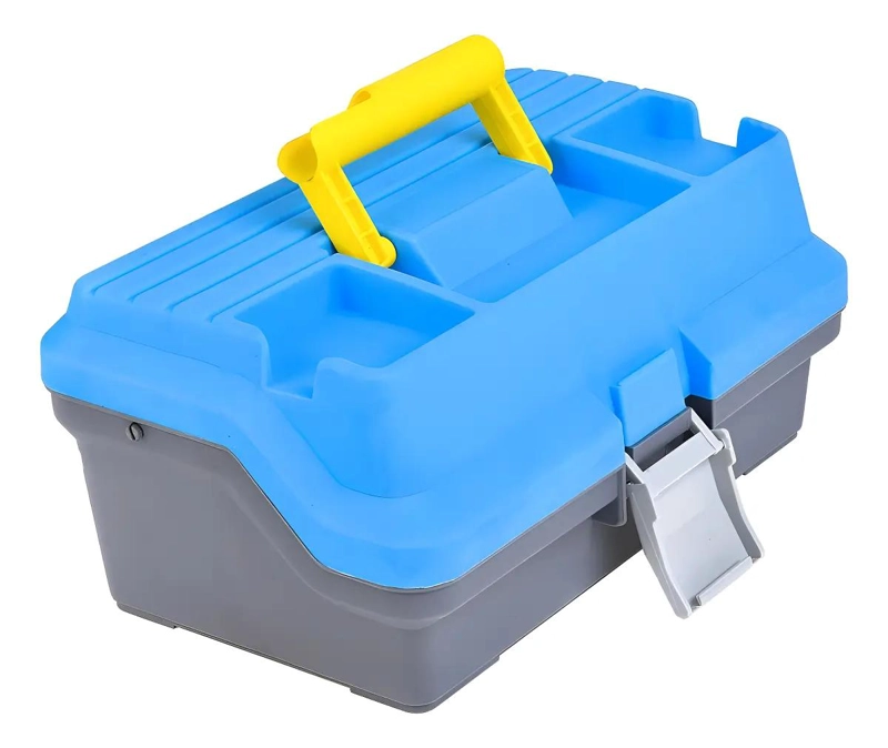 CAJA ORGANIZADORA PARA ACCESORIOS DE PESCA Y CAMPING CON 3 NIVELES - 1