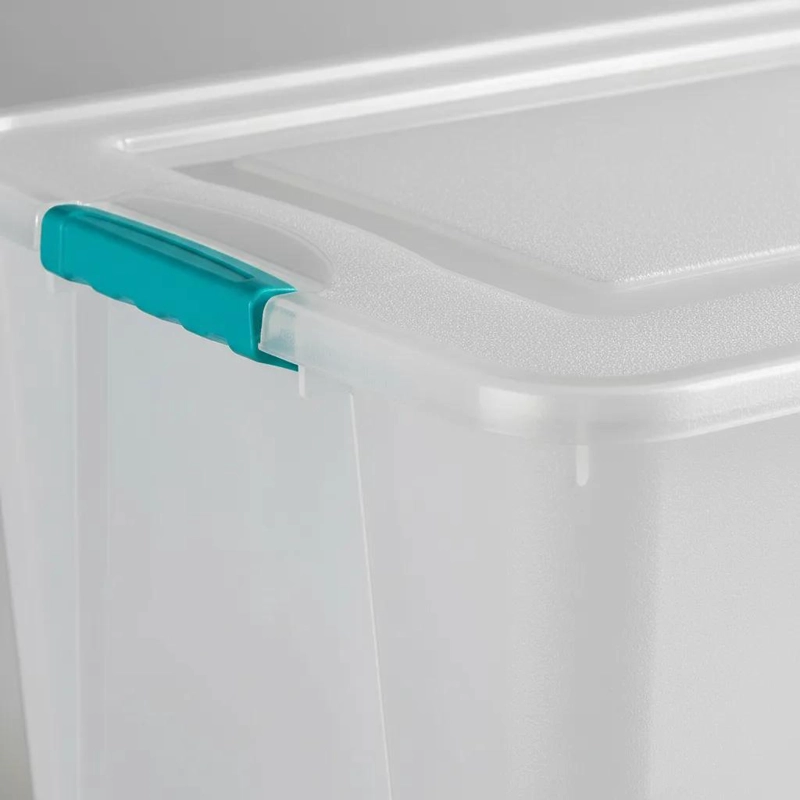 CAJA ORGANIZADORA CON RUEDAS CAPACIDAD 72 LITROS RESISTENTE Y DURABLE - 4