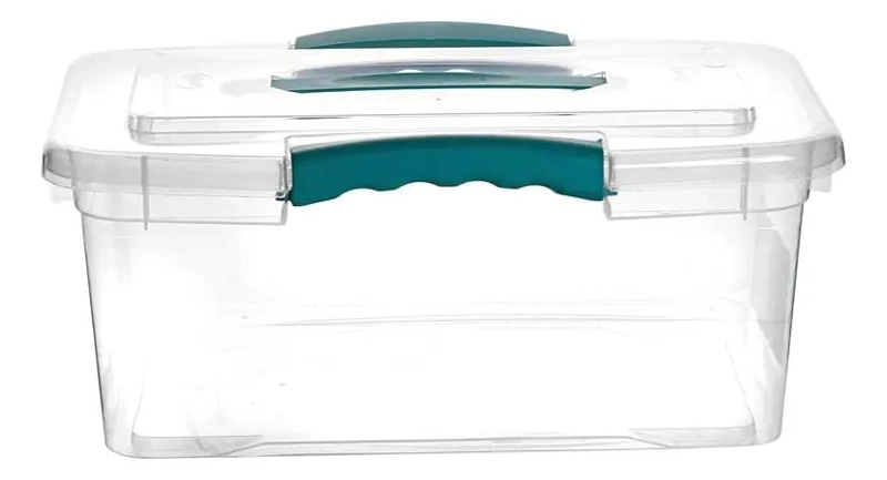 SET DE 2 CAJAS ORGANIZADORAS CON TAPA DE 6 LITROS CADA UNA - 3