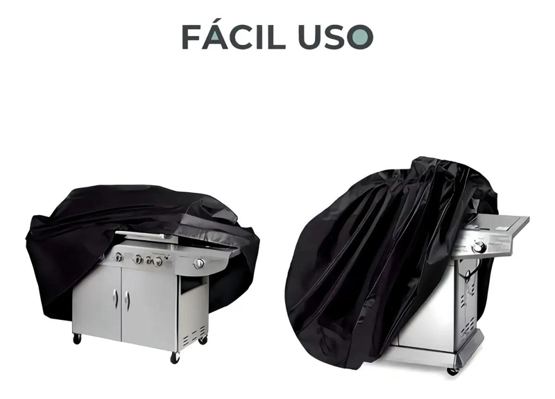 FUNDA PROTECTORA IMPERMEABLE PARA PARRILLA DE EXTERIOR RESISTENTE Y DURADERA - 3