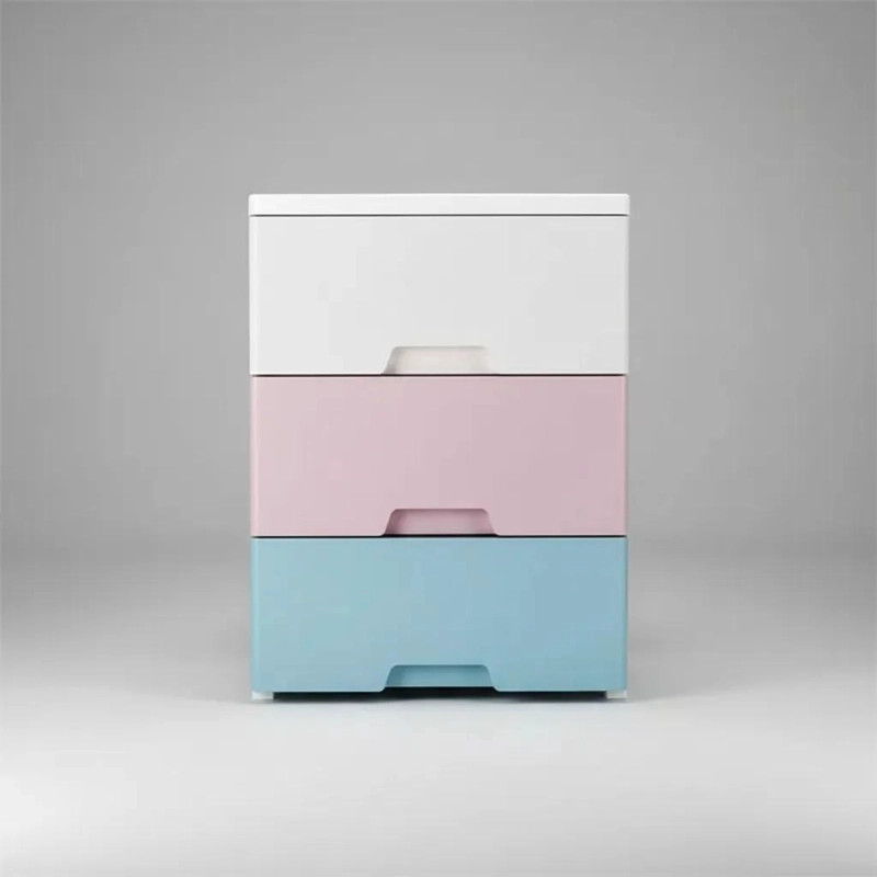 CAJONERA ORGANIZADORA PLASTICA DE 3 NIVELES CON RUEDAS 47X29X52 CM - 4