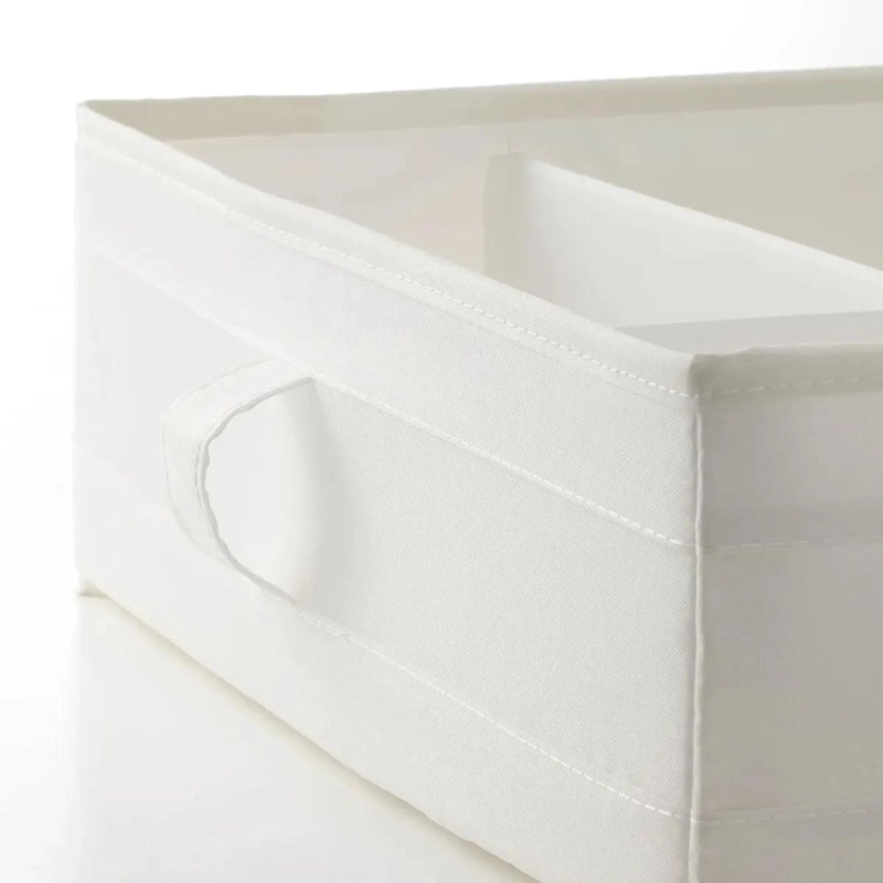 ORGANIZADOR PLEGABLE CON COMPARTIMENTOS MULTIPLES 44X34X11 CM BLANCO - 2