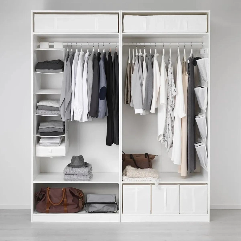 ORGANIZADOR PLEGABLE CON COMPARTIMENTOS MULTIPLES 44X34X11 CM BLANCO - 5