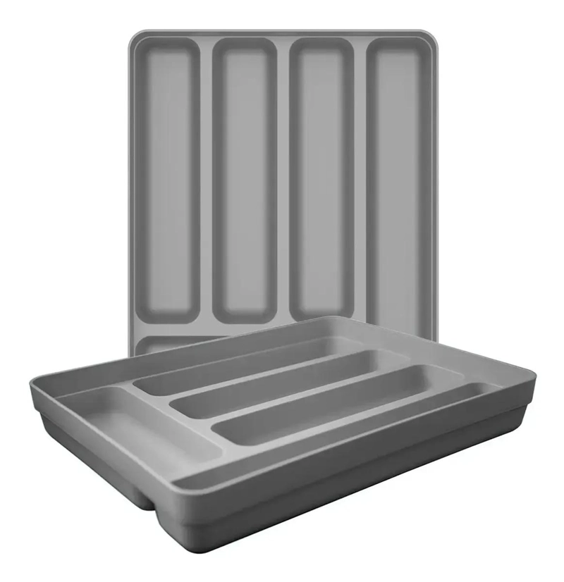 ORGANIZADOR DE CUBIERTOS CON 5 DIVISORES PARA CAJONES - 1