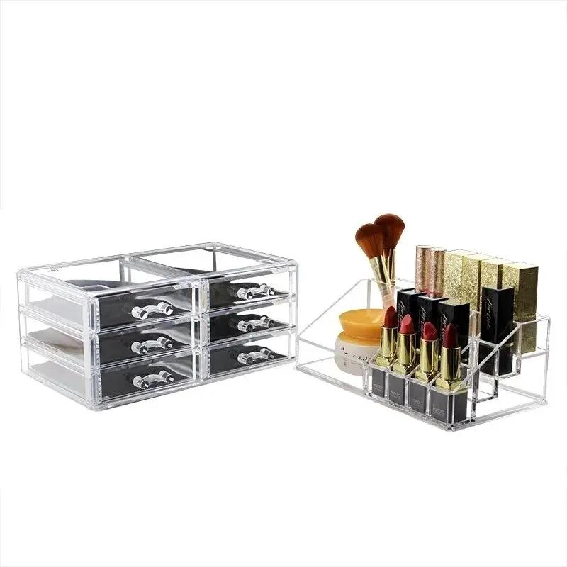 ORGANIZADOR ACRILICO PARA MAQUILLAJE Y JOYAS CON COMPARTIMENTOS - 4