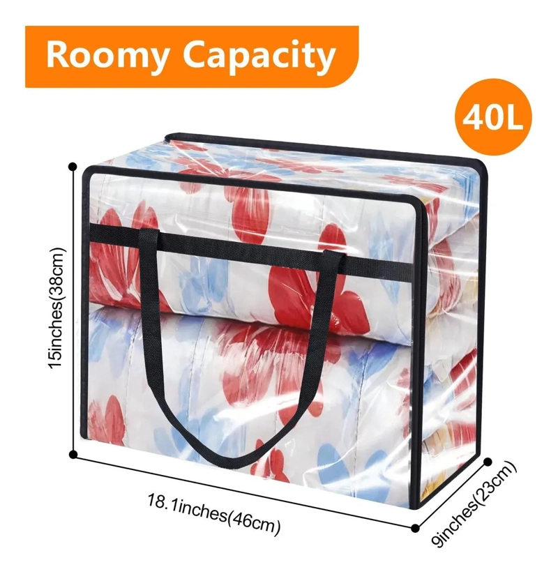 SET DE 4 BOLSAS PLEGABLES DE ALMACENAMIENTO PARA ROPA EN ARMARIO - 2