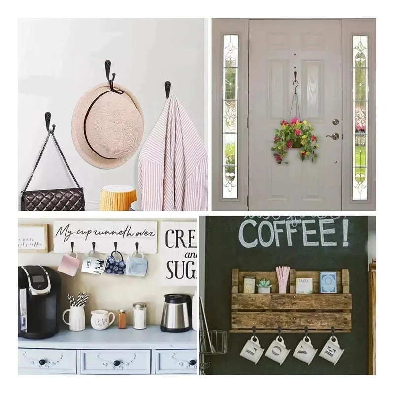 SET DE 40 GANCHOS PARA COLGAR Y ORGANIZAR EN PARED - 4