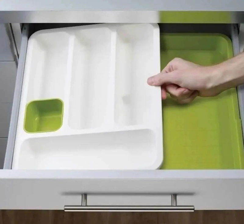 ORGANIZADOR EXTENSIBLE PARA CUCHILLOS, CUBIERTOS Y SERVICIOS DE COCINA - 3