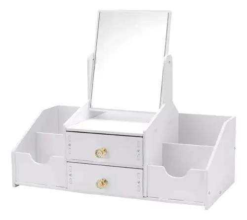 CAJON ORGANIZADOR CON ESPEJO Y REPISA PARA ALMACENAMIENTO - 1