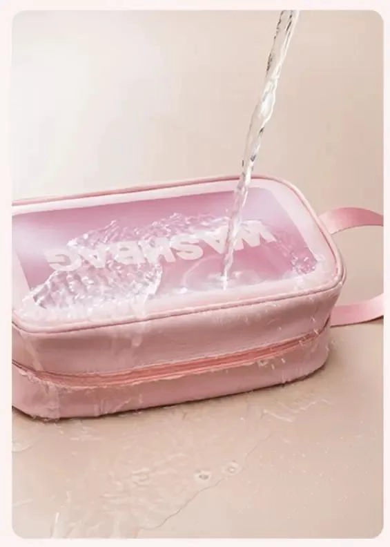 SET DE 3 ORGANIZADORES IMPERMEABLES PARA MAQUILLAJE Y VIAJE - 3