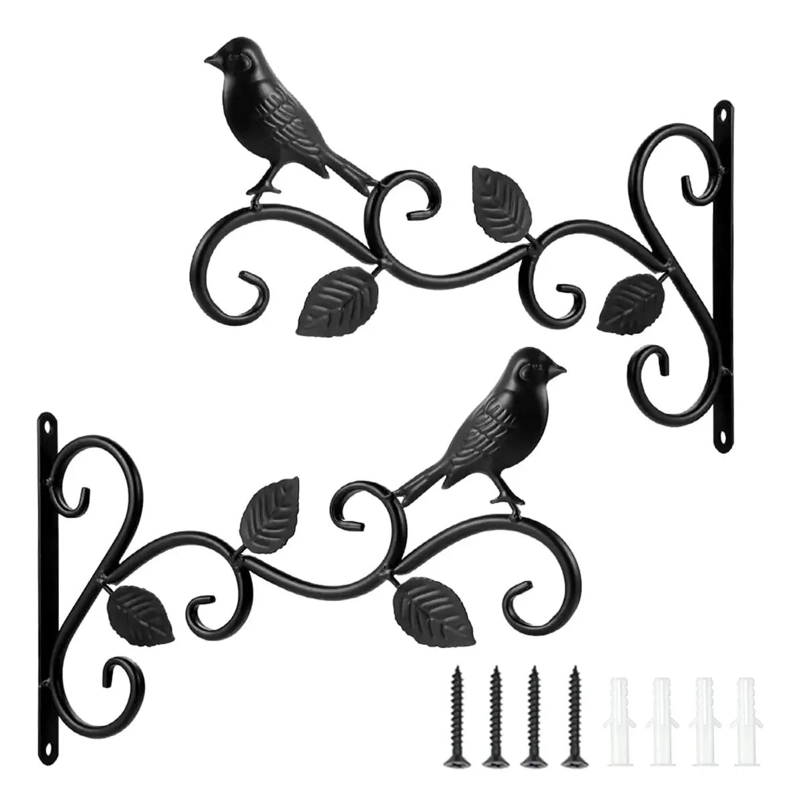 SET DE 2 GANCHOS DE PARED PARA COLGAR MACETAS Y PLANTAS - 5