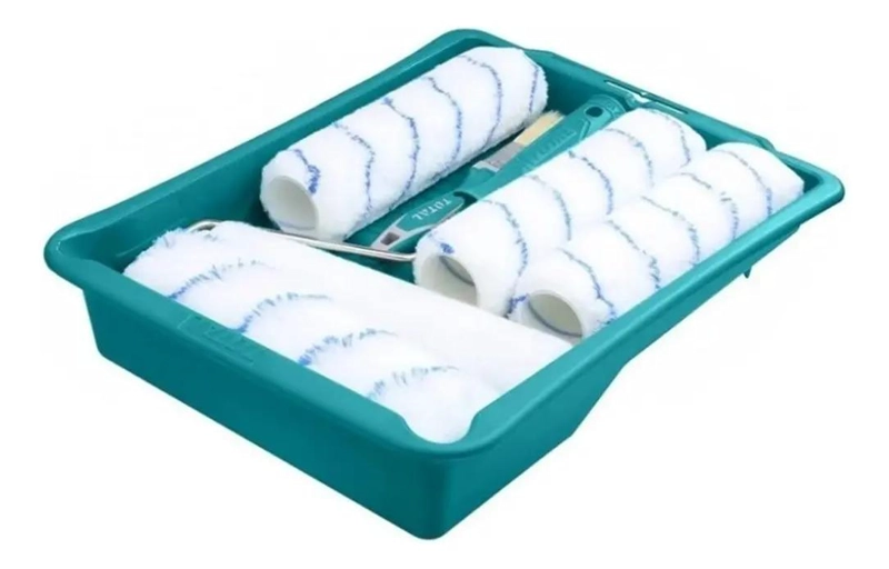 KIT COMPLETO PARA PINTAR CON BANDEJA Y RODILLO DE 8 PIEZAS - 1