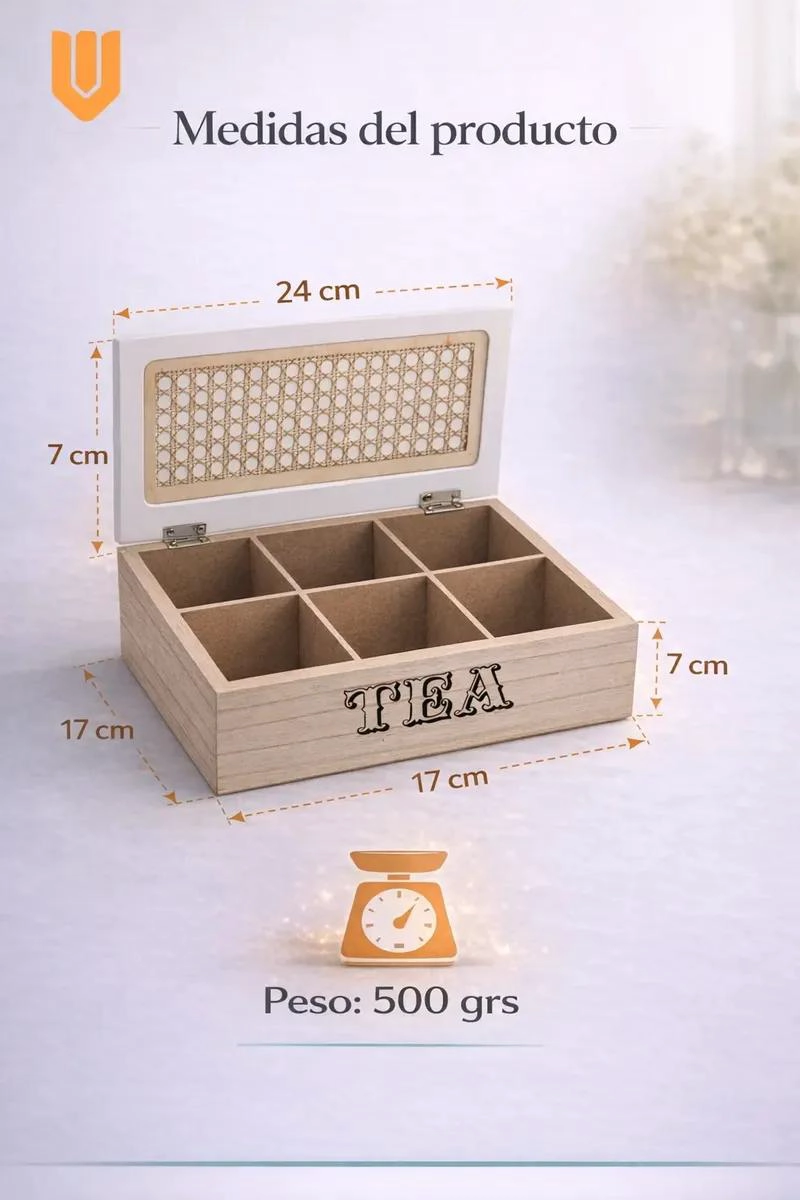 CAJA COMPACTA PARA ALMACENAMIENTO DE HIERBAS CON DISEÑO MINIMALISTA - 2