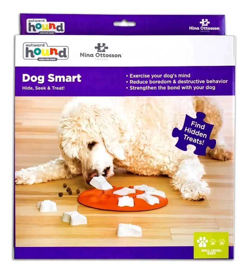 BANDEJA INTERACTIVA PARA PERROS CON COMPARTIMENTOS DE PLASTICO - 4