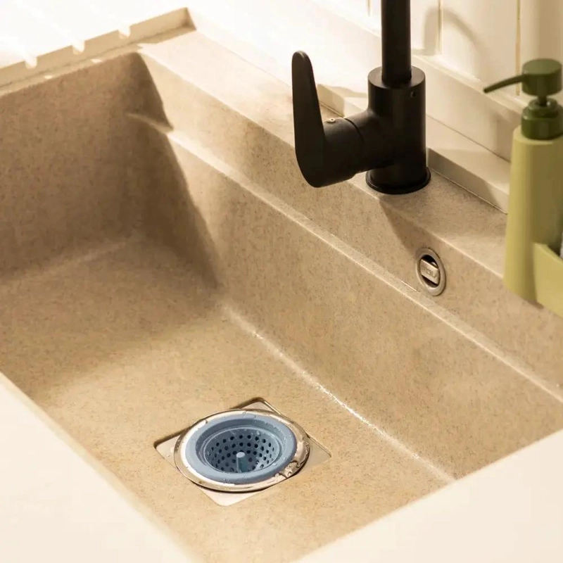 FILTRO TAPON DE SILICONA PARA DRENAJE EN BAÑO, LAVAPLATOS Y DUCHA - 3