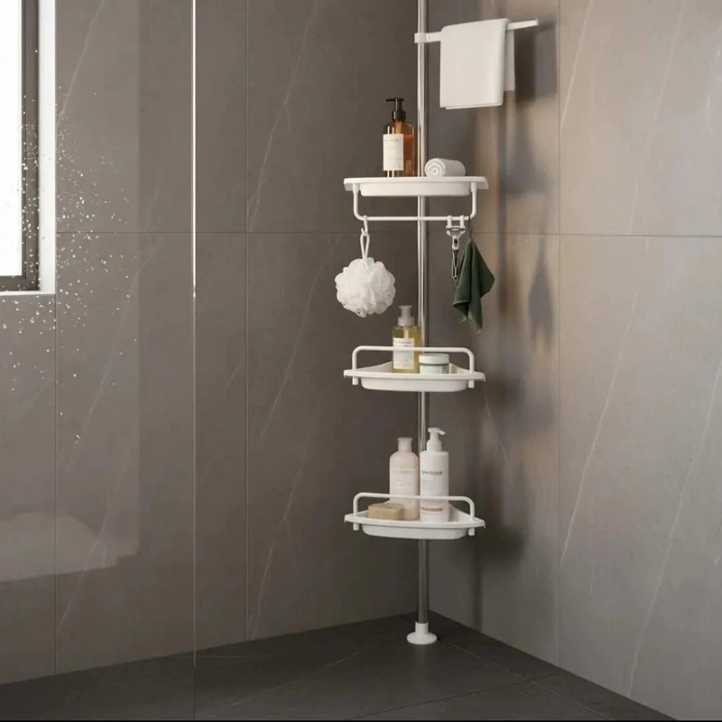 ORGANIZADOR DE DUCHA MULTIUSOS CON 4 NIVELES EN COLOR BLANCO - 1