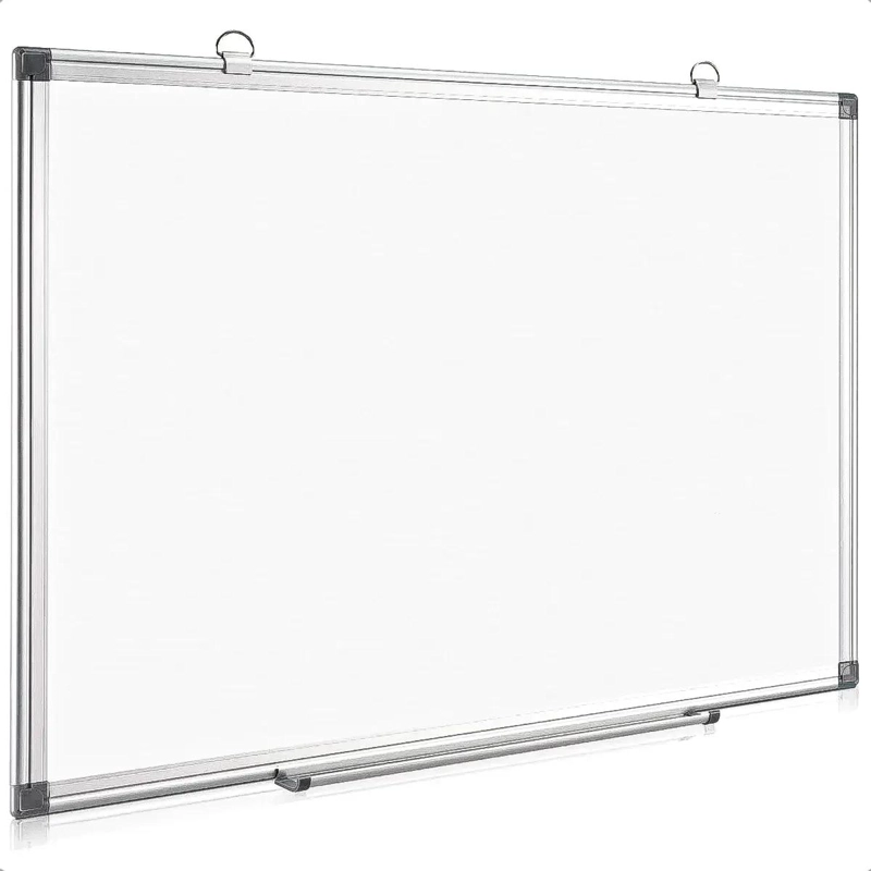 PIZARRA ACRILICA BLANCA CON SET DE 3 PLUMONES Y BORRADOR 60X90 CM - 1