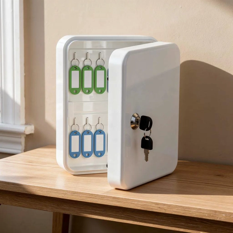 CAJA FUERTE PORTATIL PARA GUARDAR HASTA 20 LLAVES CON ORGANIZADOR INTERNO - 3