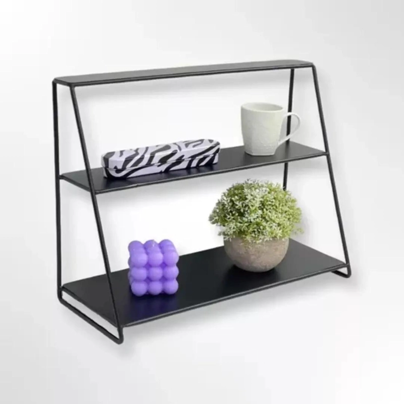 REPISA ORGANIZADORA METALICA DE ESCRITORIO CON 3 NIVELES EN COLOR NEGRO - 1