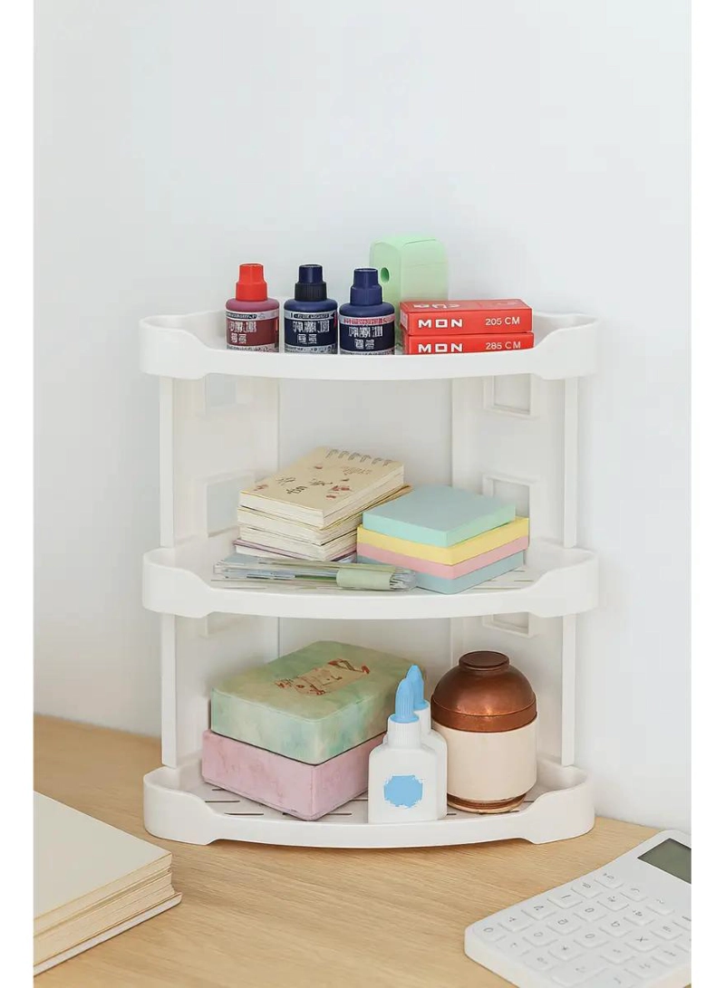 ORGANIZADOR DE BAÑO CON 3 NIVELES PARA COSME TICOS Y MAQUILLAJE - 4