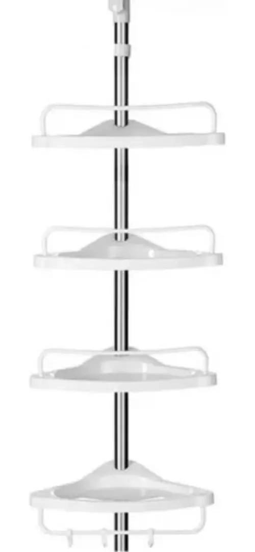 ESQUINERO ORGANIZADOR PARA BAÑO CON 4 REPISAS AJUSTABLES MULTIUSO - 2