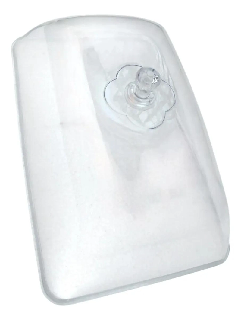 BANDEJA RECTANGULAR TRANSPARENTE CON TAPA PARA ALMACENAMIENTO - 3