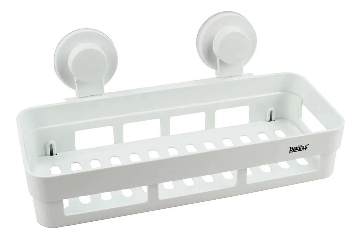 ORGANIZADOR PARA DUCHA CON REPISA Y CESTA RESISTENTE PARA BAÑO - 3