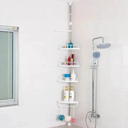 REPISA ESQUINERA RETRACTIL PARA BAÑO CON DISEÑO FUNCIONAL Y COMPACTO - 5