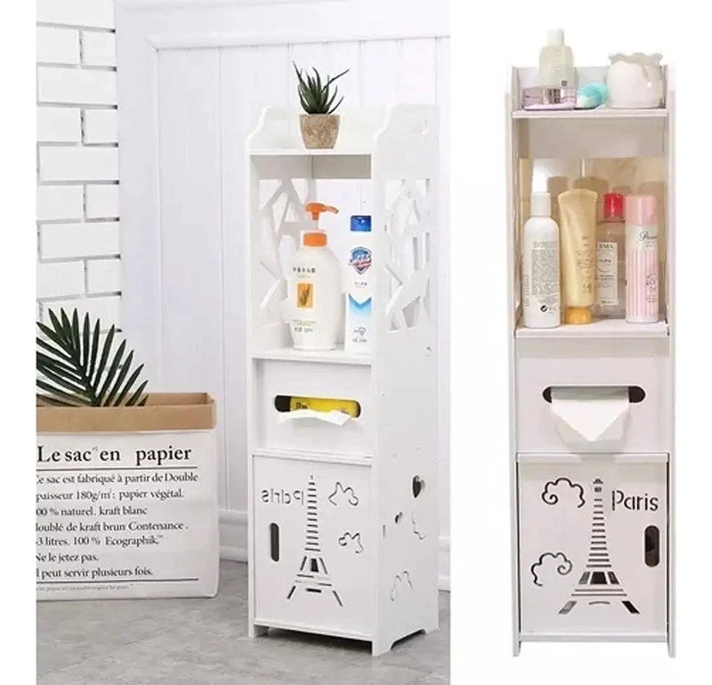 ESTANTE ORGANIZADOR PARA BAÑO CON MULTIPLES NIVELES Y DISEÑO COMPACTO - 2