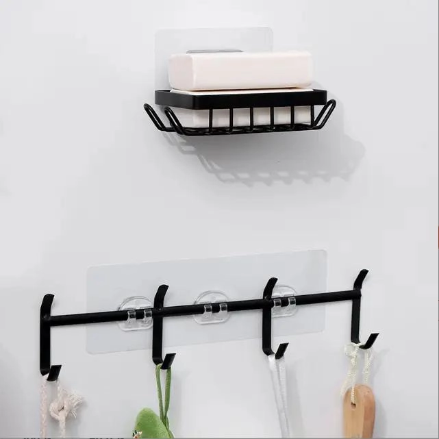 JUEGO DE 6 ESTANTES PARA ALMACENAMIENTO EN BAÑO CON DISEÑO FUNCIONAL - 3