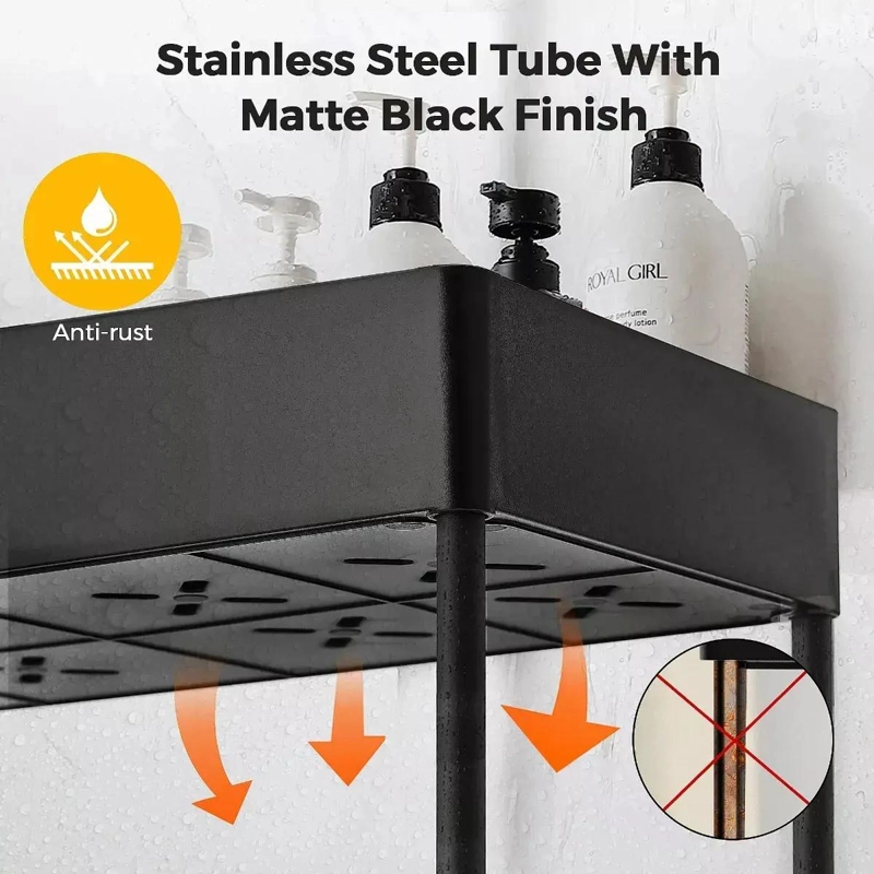 ORGANIZADOR DESLIZABLE PARA BAJO FREGADERO CON 2 NIVELES PARA BAÑO Y HOGAR - 4