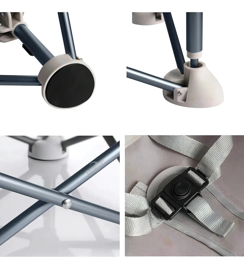 SILLA PORTATIL PLEGABLE PARA COMEDOR CON ASIENTO COMODO PARA NIÑOS - 4