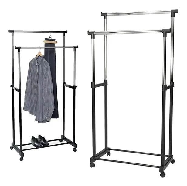 PERCHERO ORGANIZADOR COLGADOR PARA EXHIBICION DE ROPA Y ACCESORIOS - 2
