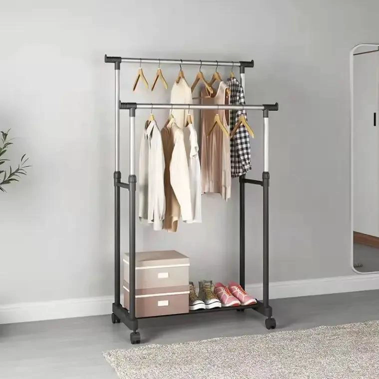 PERCHERO ORGANIZADOR COLGADOR PARA EXHIBICION DE ROPA Y ACCESORIOS - 5