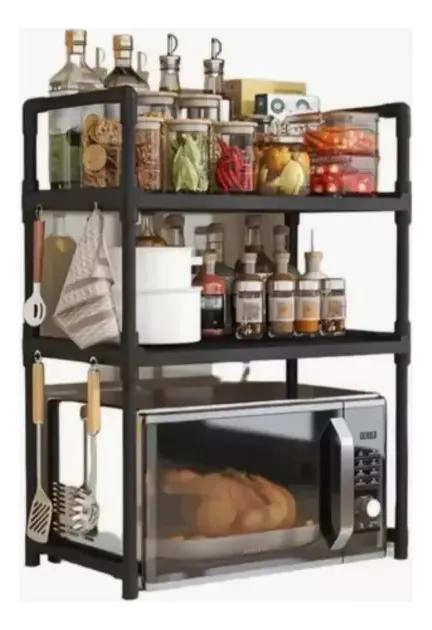 ESTANTE ORGANIZADOR MULTIUSO PARA MICROONDAS CON 3 NIVELES - 2