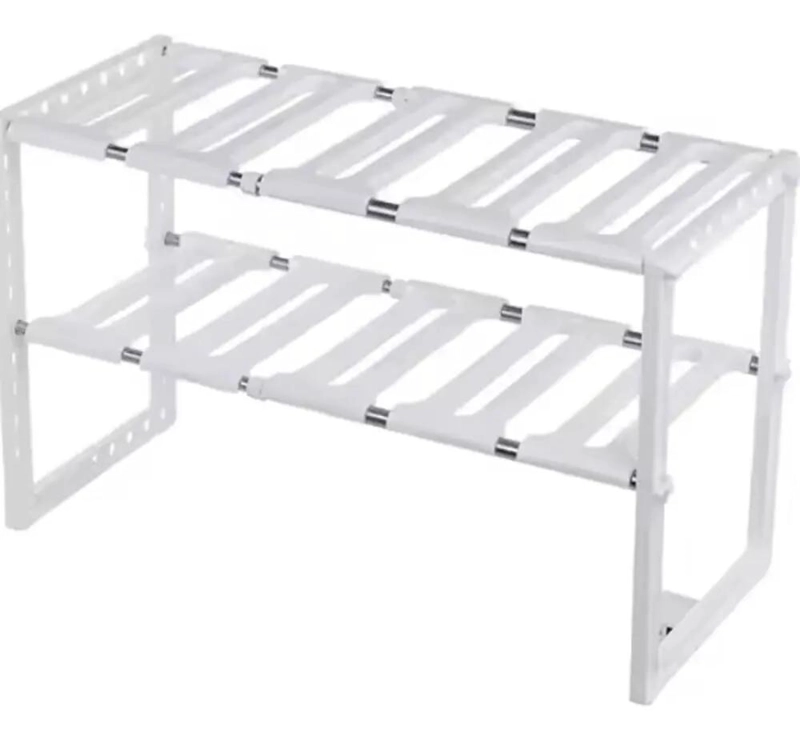 ORGANIZADOR AJUSTABLE PARA ESTANTE DE COCINA TIPO SUELO - 1