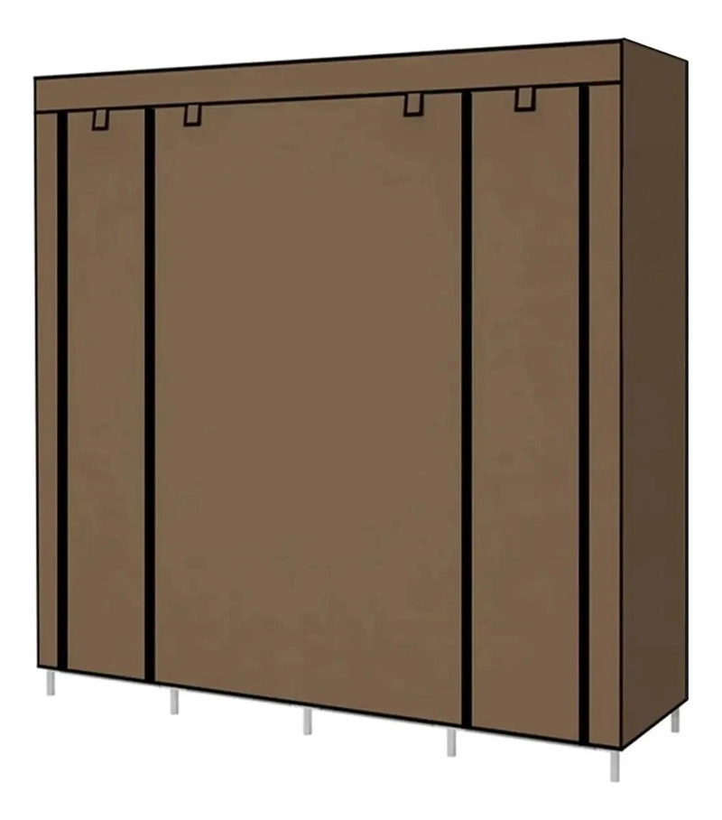 CLOSET ROPERO ARMABLE GRANDE CON ORGANIZADOR Y ZAPATERA INTEGRADA - 3