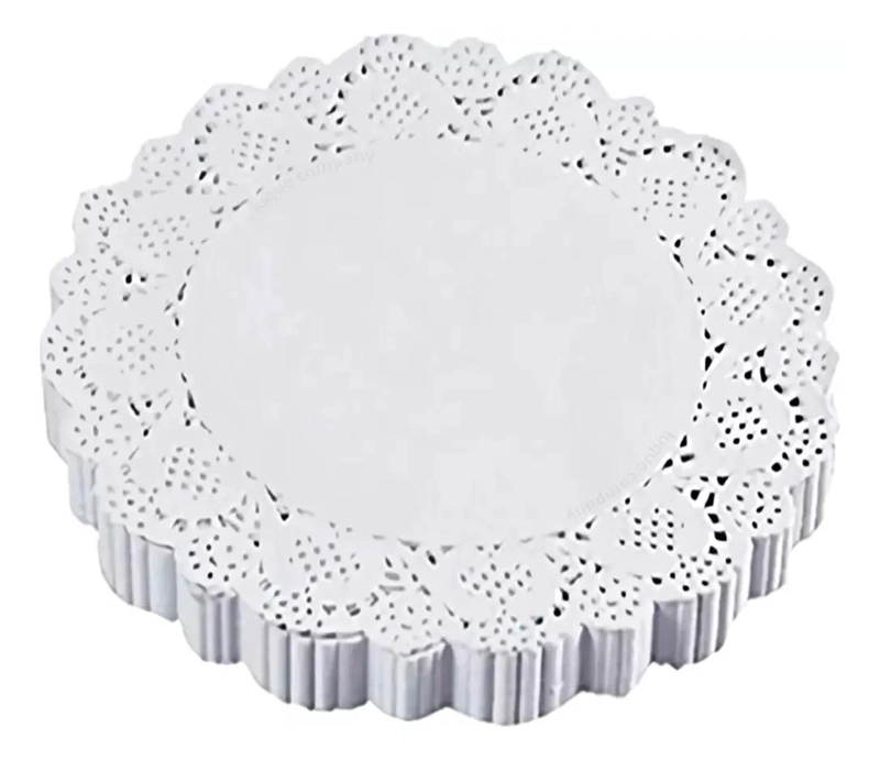 BLONDAS DE PAPEL REDONDAS DE 42 CM PARA BANDEJAS Y TORTAS - 1