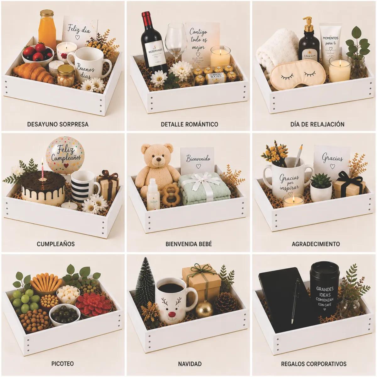 SET DE BANDEJAS PARA DESAYUNO CON MEDIDAS 30X24X5 CM - 4