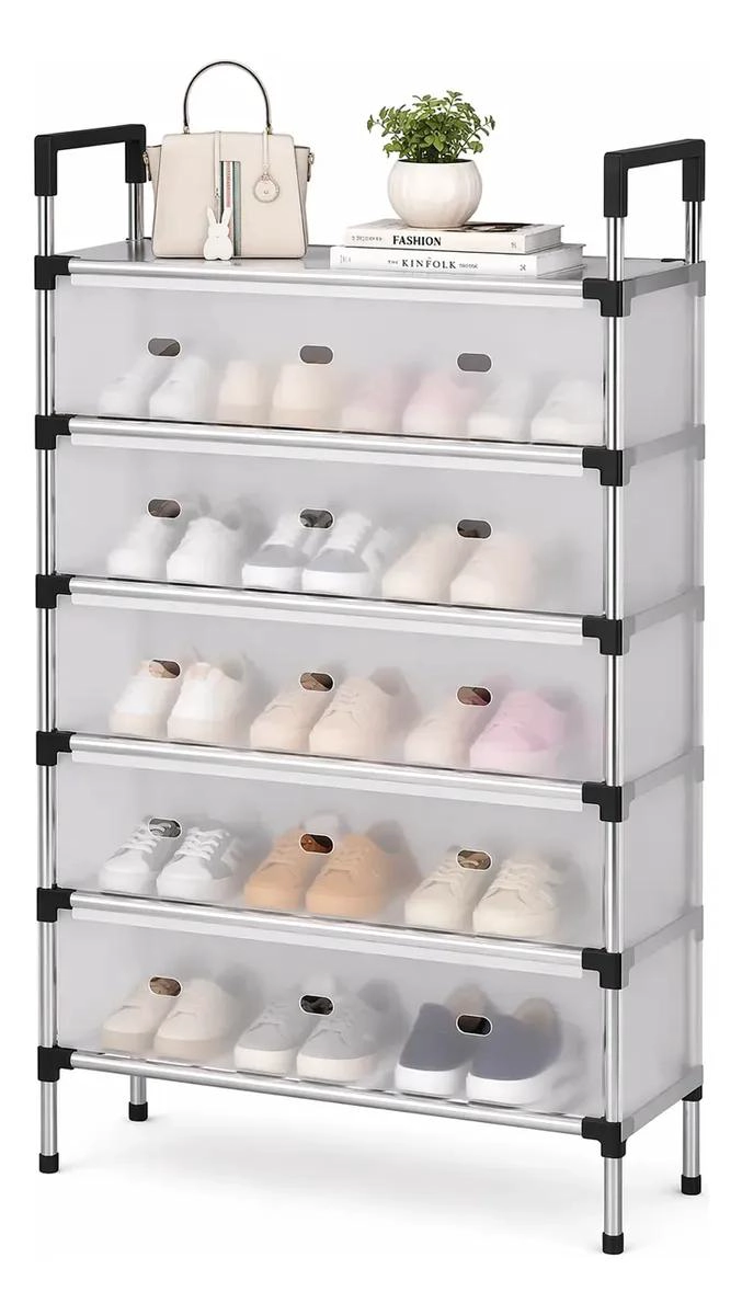 ORGANIZADOR PARA ZAPATOS CON 6 NIVELES Y CAPACIDAD PARA 15 PARES - 1