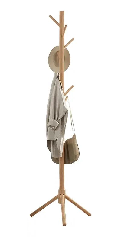 PERCHERO DE PIE DE MADERA ARMABLE CON DIMENSIONES 170X42 CM - 1