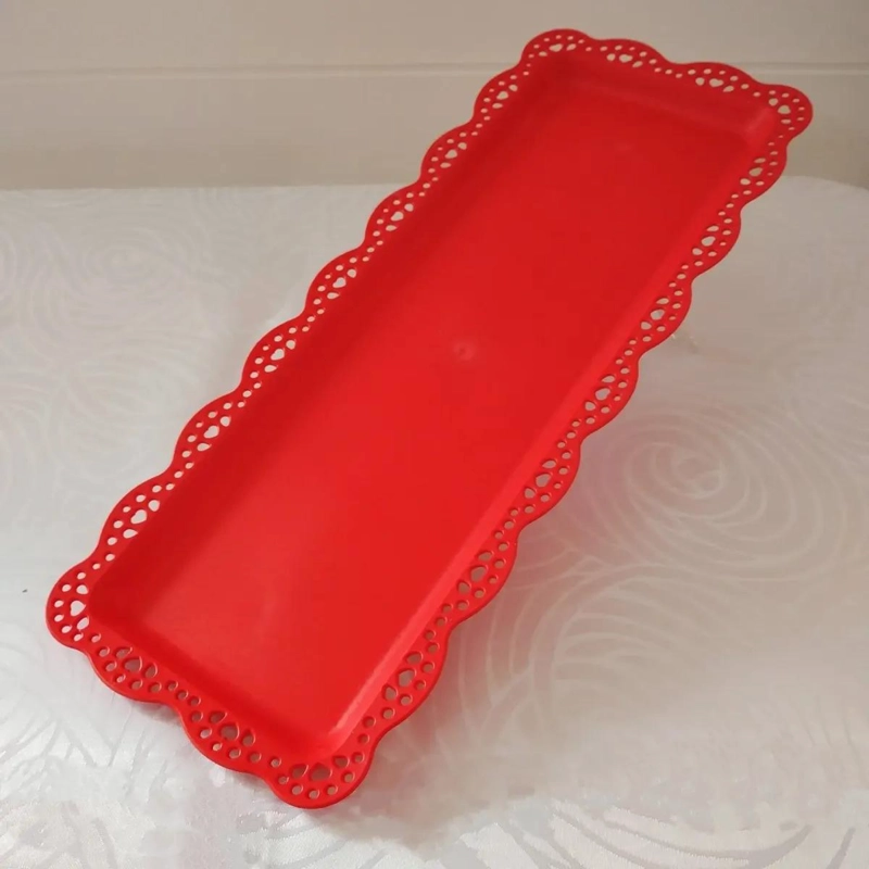 SET DE 3 BANDEJAS RECTANGULARES PARA PASTELES Y REPOSTERIA - 5