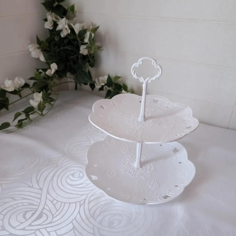 SET PARA PRESENTACION DE POSTRES CON PORTA TORTA, BANDEJA Y CANASTO - 3