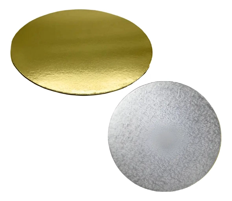 SET DE 12 BASES BANDEJAS DE 26 CM PARA TORTAS RESISTENTES - 1