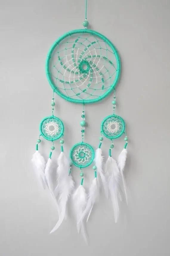 SET DE 6 ARGOLLAS DE ALAMBRE GALVANIZADO DE 35 CM PARA ATRAPASUEÑOS - 4