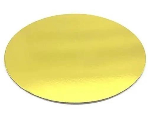 PACK DE 12 BANDEJAS REDONDAS DORADAS PARA TORTAS DE 35 CM - 1