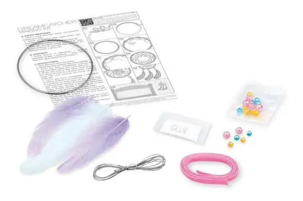 KIT COMPLETO PARA CREAR ATRAPASUEÑOS CON MATERIALES VARIADOS - 2