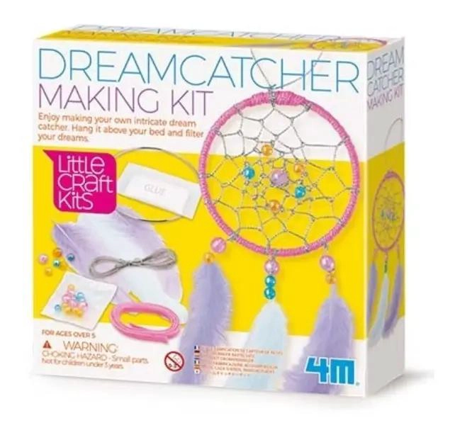 KIT COMPLETO PARA CREAR ATRAPASUEÑOS CON MATERIALES VARIADOS - 3